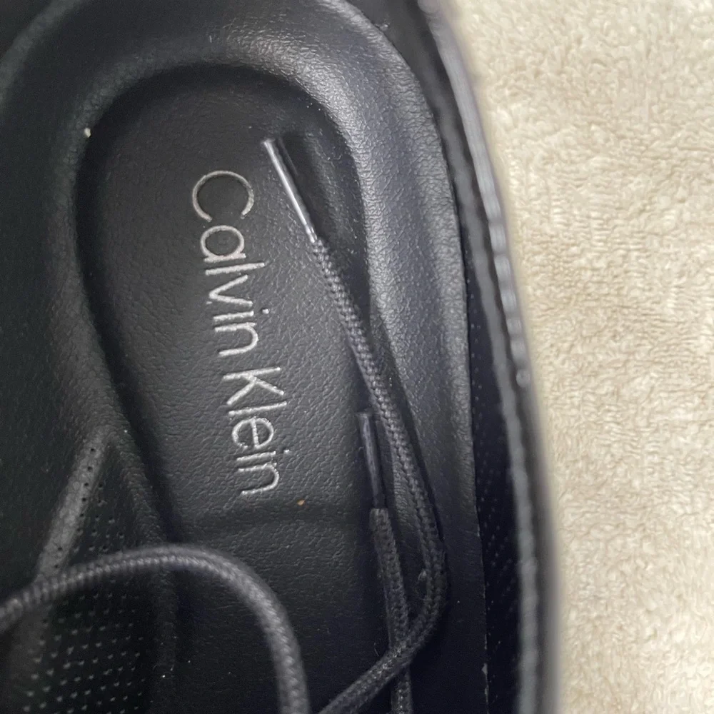 Calvin Klein Glossy Black‎ Oxfords